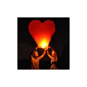 Trade Shop - Lanterna Cinese Volante Skylantern A Forma Di Cuore Per Matrimonio Eventi Party -