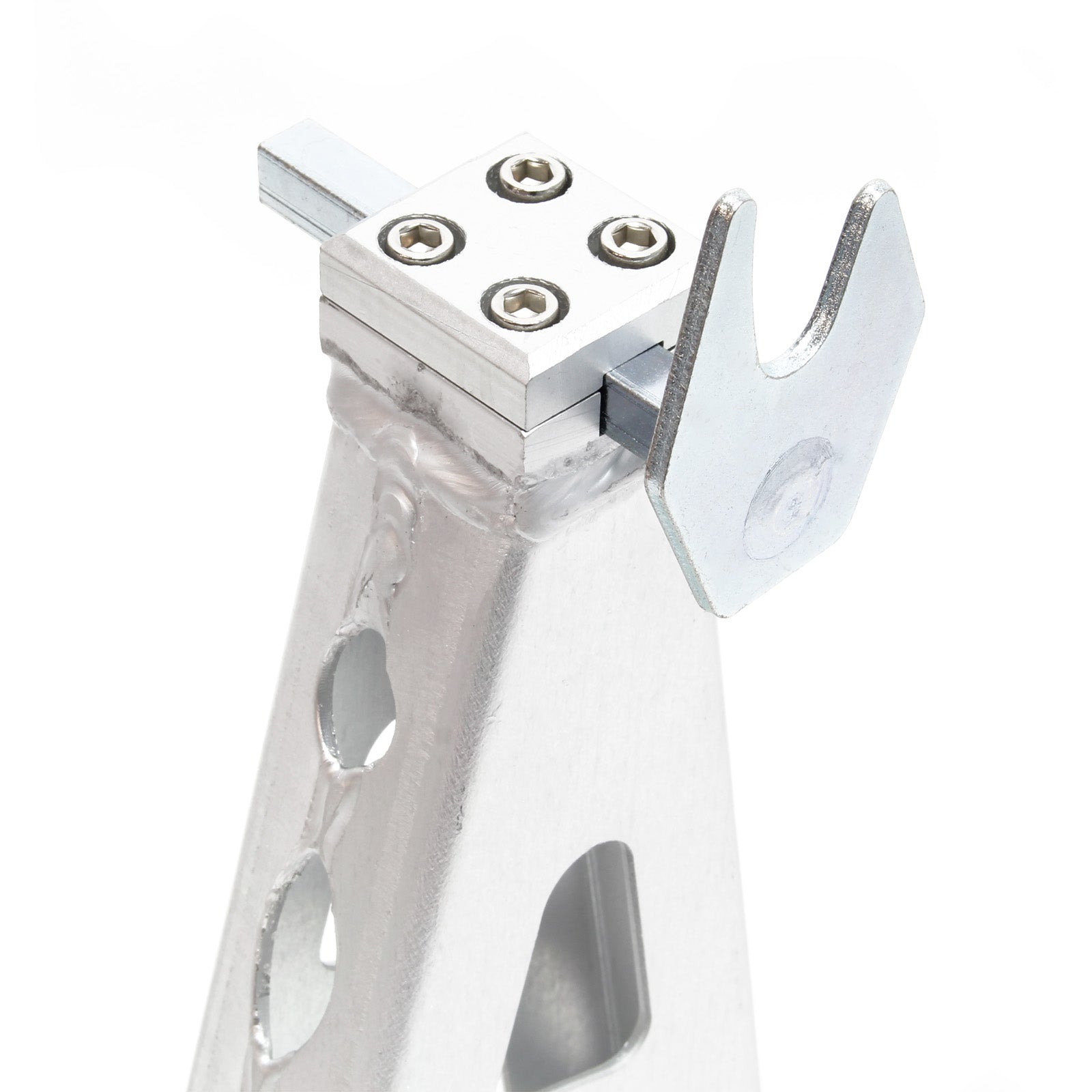 Cavalletto alzamoto posteriore sotto forcella, max 317 kg, con rotelle, per ruote posteriori