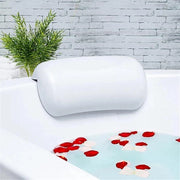 Badkussen con sostegno per la testa - Ergonomico - Zattere antiscivolo - Sostegno per la nuca per vasca da bagno - Accessori da bagno - Bianco
