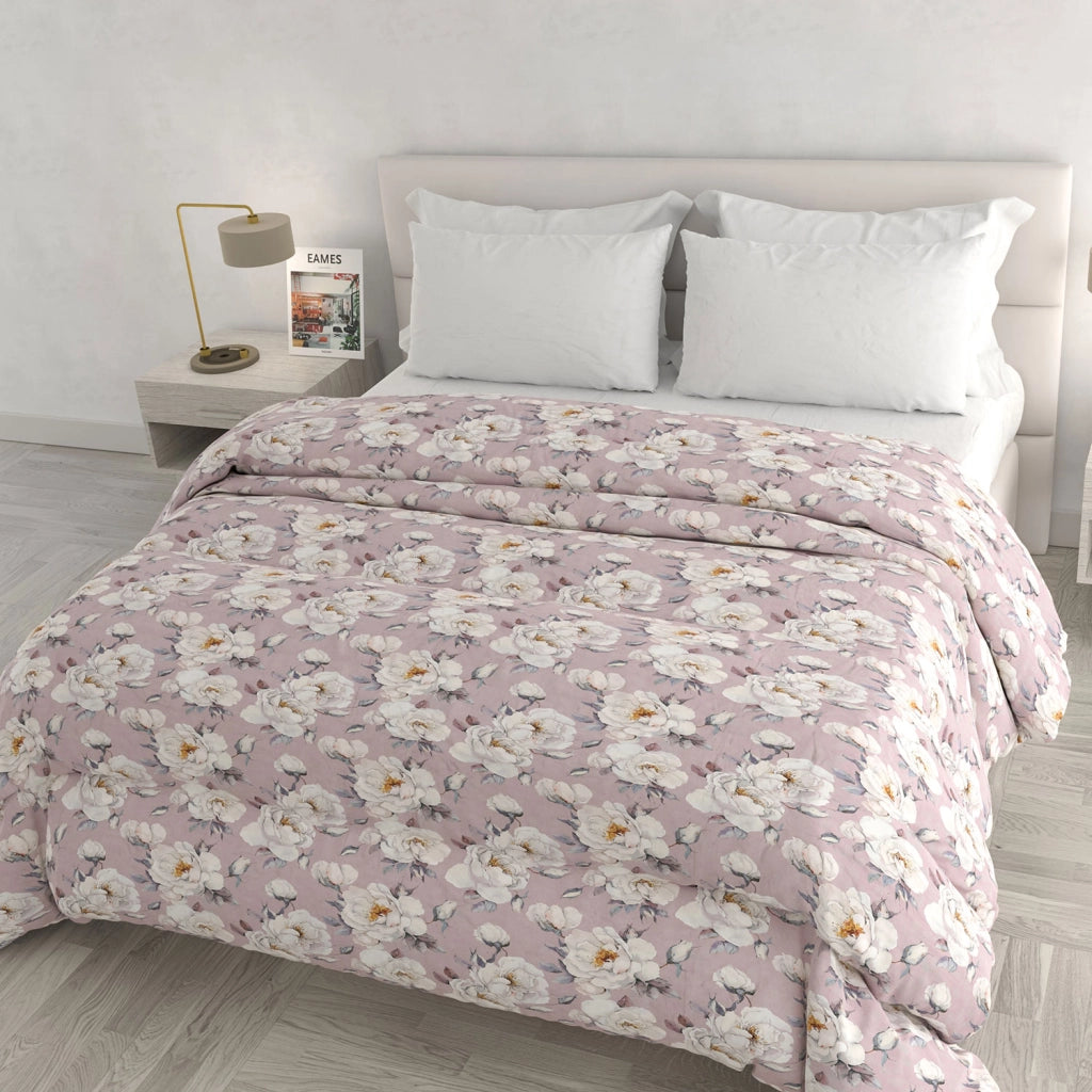 Trapunta Invernale Infinity Singolo 170x260 cm in Poliestere Roses