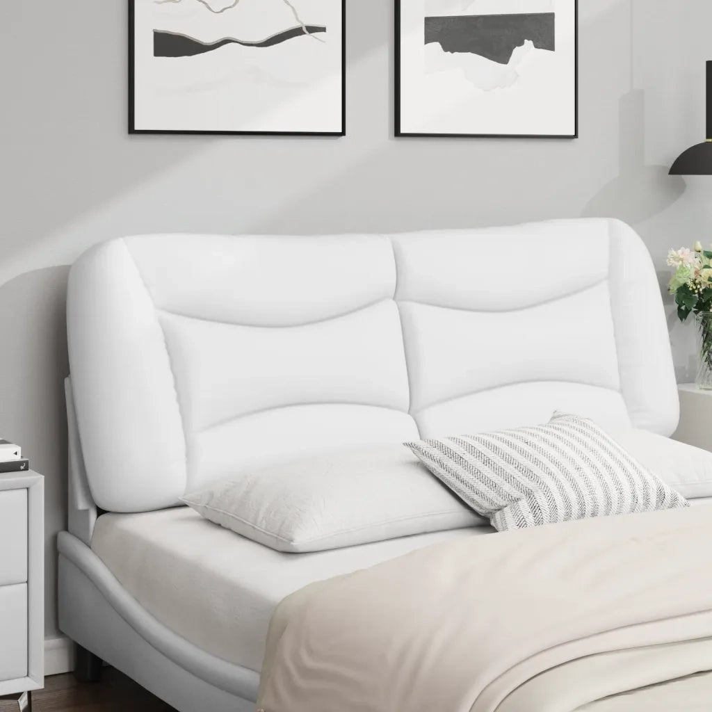 Cuscino Testiera Hvar Bianco 140 cm in Similpelle CFW4573878