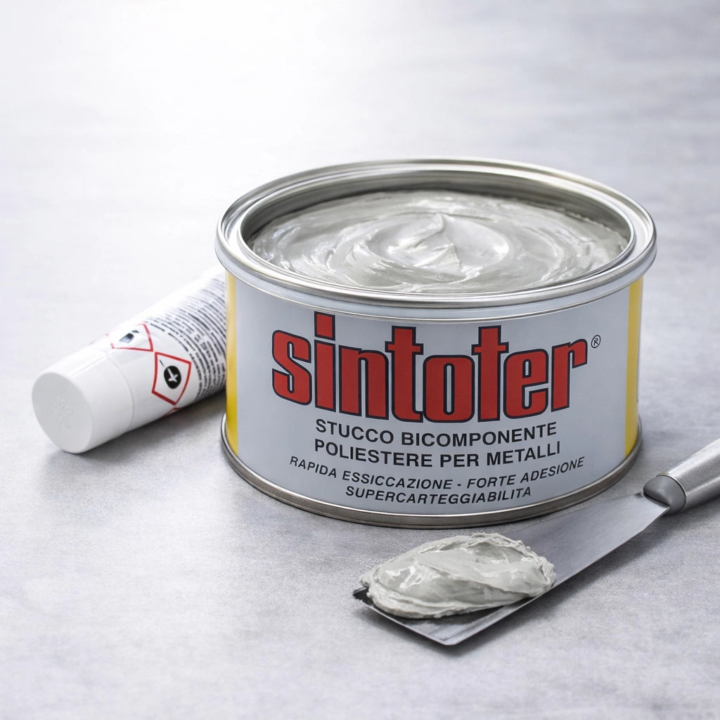Mastice stucco per metallo e carrozzeria sintofer da 175 ml