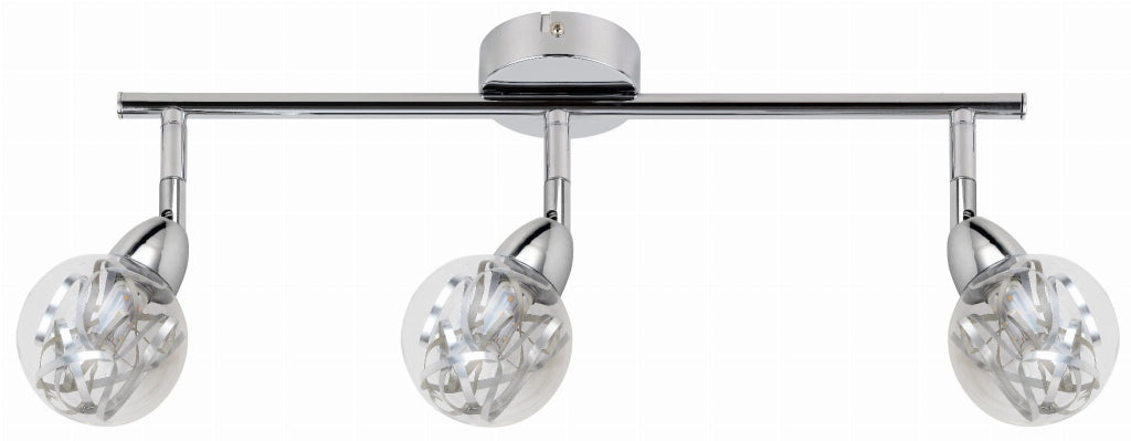 Plafoniera LED Candellux BOLO 93-67647 3 luci 3000K cromo