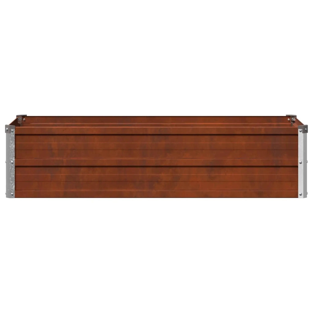 Letto rialzato da giardino Ruggine 100 x 40 x 24 cm cartone 8006314