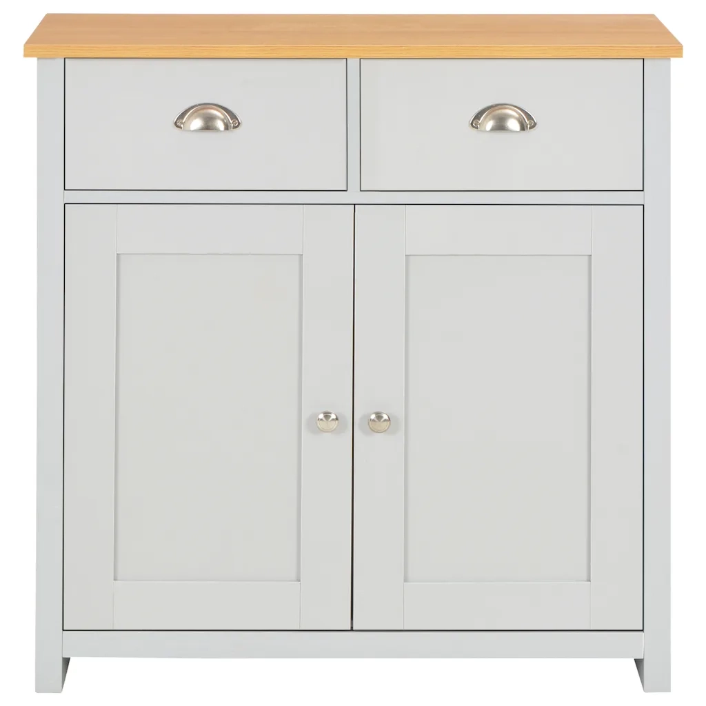 Credenza-Buffet-Armadio da cucina Grigia 79x35x81 cm