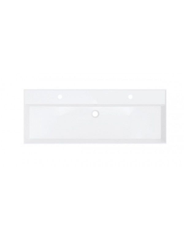 Lavabo SPRING RISE RIHO 120x46x12 cm 2 fori in ceramica
