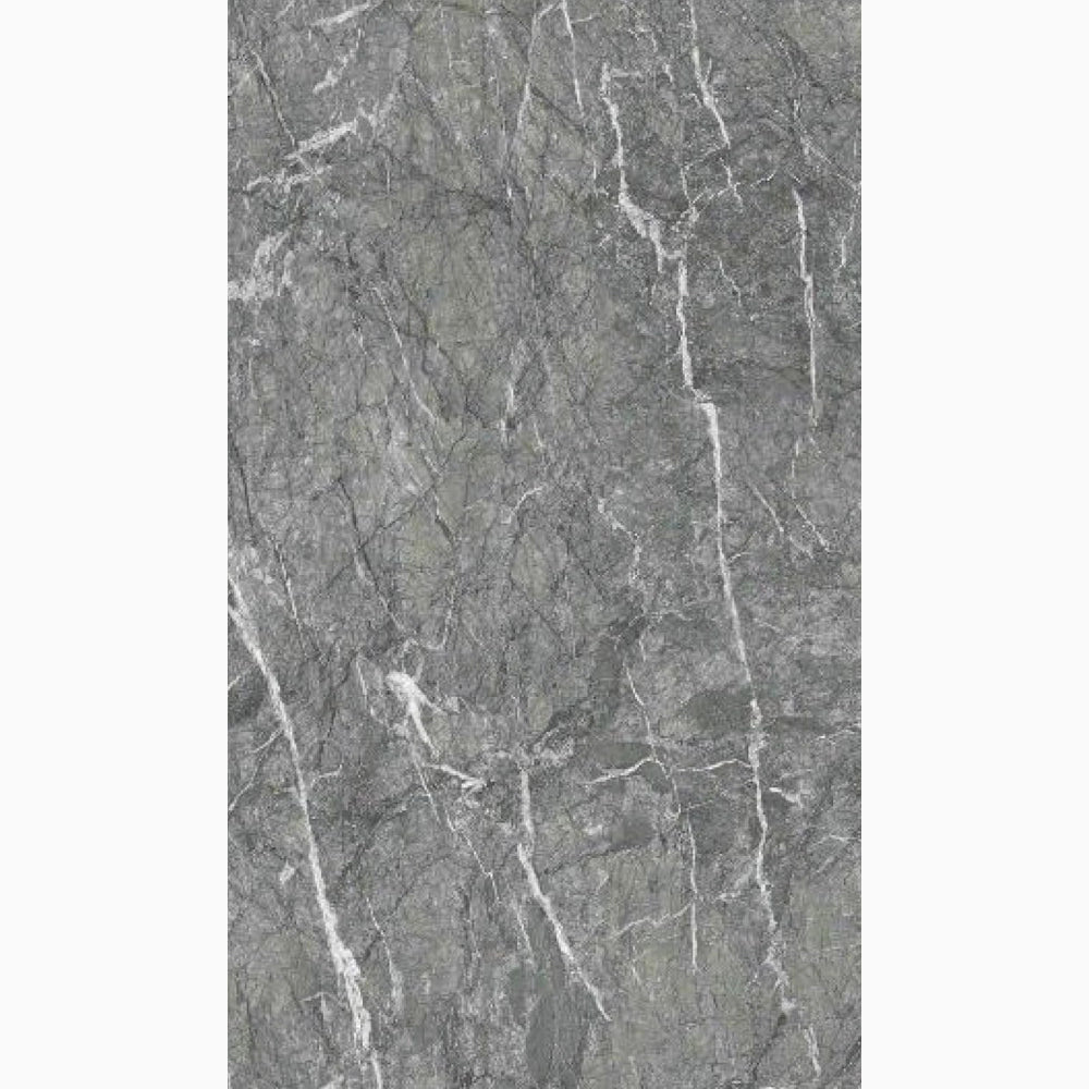 Pannello UV Effetto Marmo 60x120 cm Paraschizzi per Cucina Colore Grigio Conf. 4 Pezzi