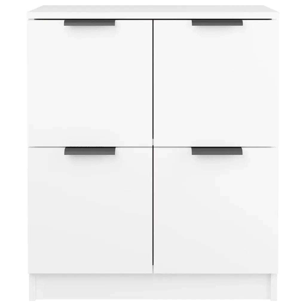Credenza | Madia | Buffet da pranzo | Armadio da pranzo Bianca 60x30x70 cm in Legno Multistrato