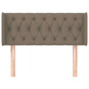 Testiera ad Orecchio Tortora 103x16x78/88 cm in Tessuto