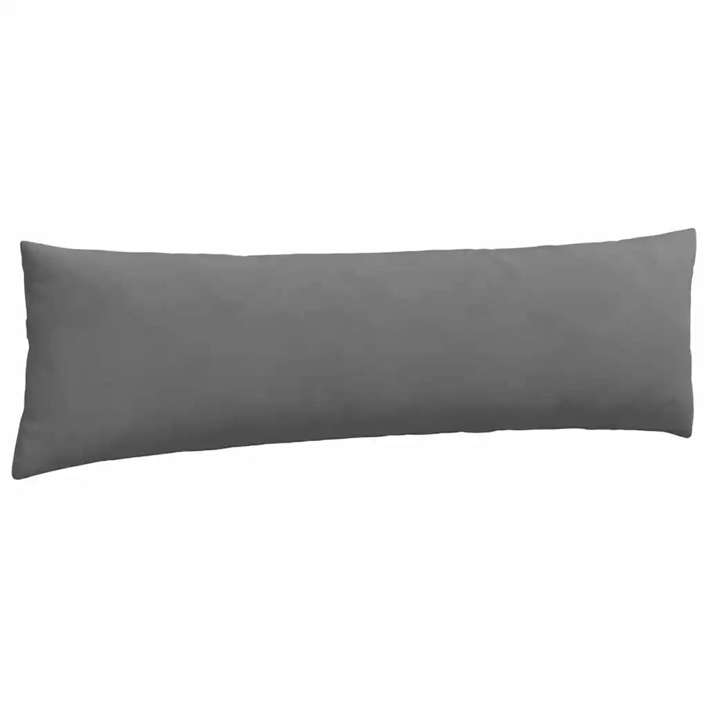 Cuscini da Divano 2 pcs Grigio scuro 145 x 40 cm Tessuto