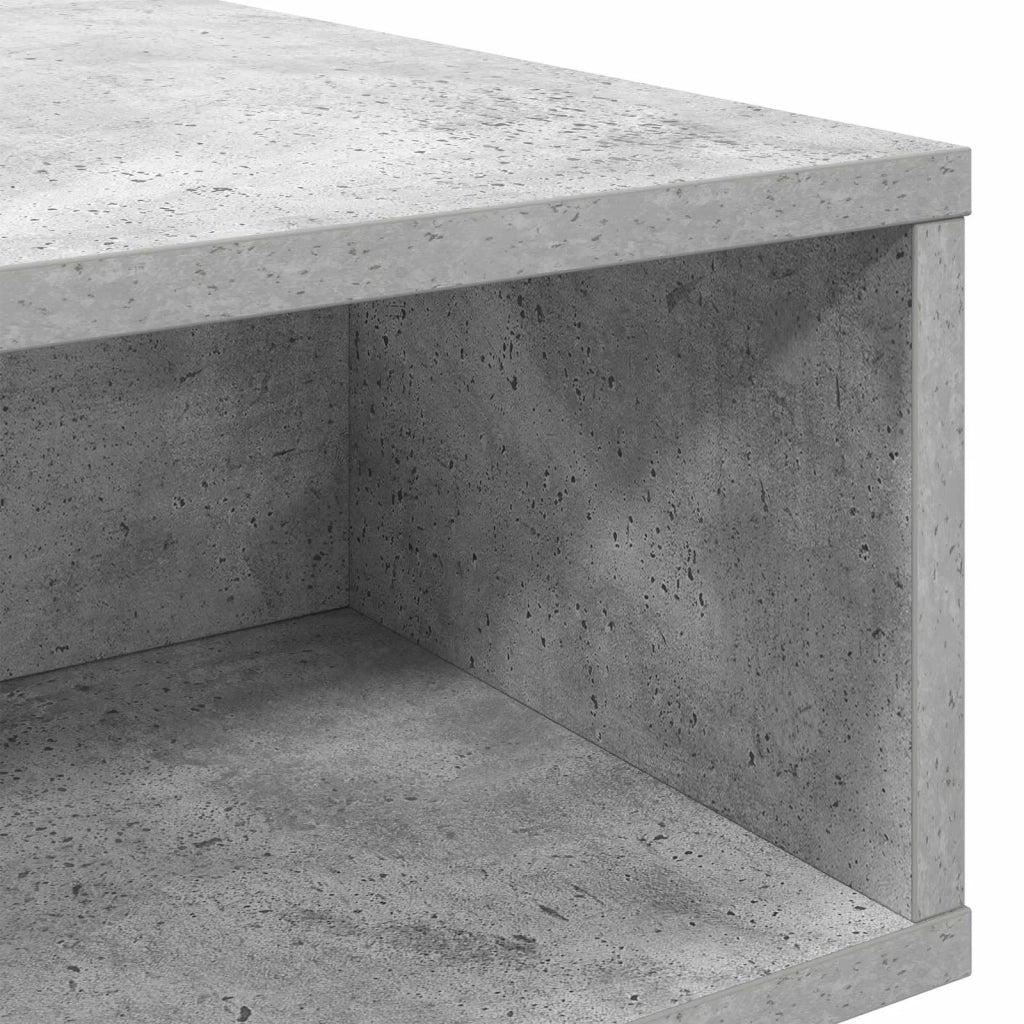 Tavolino da salotto Grigio cemento 105 x 50 x 32,5 cm