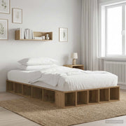 Telaio del letto con storage Rovere Artigianale 80 x 200 cm 3429556