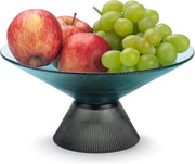 Scatola per frutta, vassoio per frutta, vassoio decorativo per tavolo, decorazione per sala da pranzo, sala da soggiorno (verde turquesa)