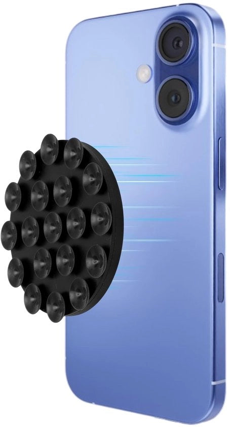 Sostegno magnetico per telefono - Sostegno auto per telefono - Sostegno antiscivolo - Sostegno duraturo - Adatto per smartphone - Presa salda - Sostegno per smartphone