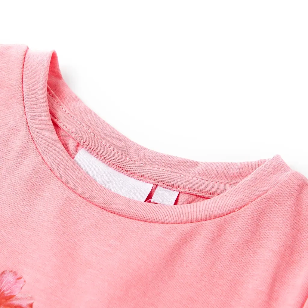 Maglietta da Bambina Rosa Neon 92