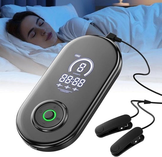 Dispositivo di aiuto per il sonno avanzato per stimolazione del nervo vagale con clip auricolari - Tecnologia CES