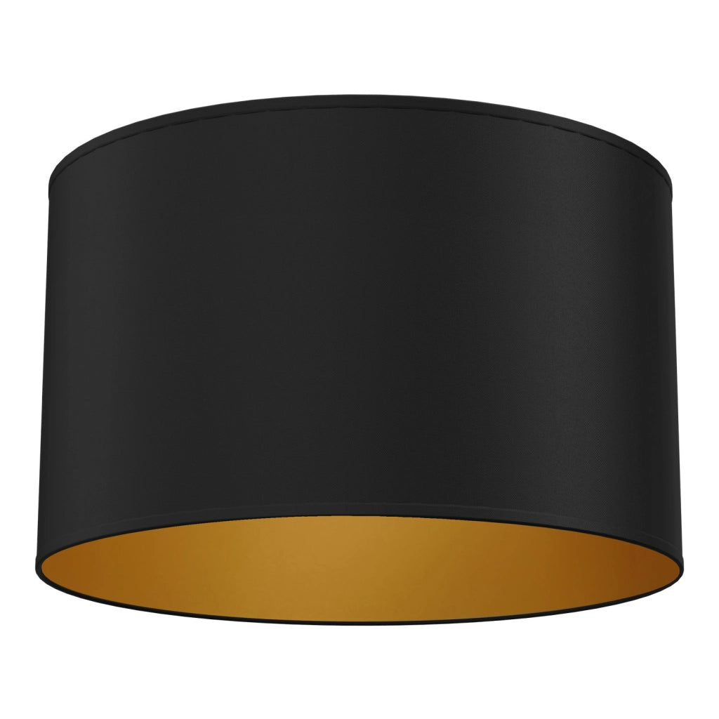 Lampada da soffitto Arden 1 luce nero/oro E27 40 cm