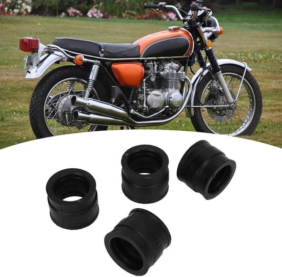 Carburatore in ingresso in gomma per motocicletta - 4 pezzi, per scarpe 35-37 mm, modello RC03, per motociclette CB650 del 1979-1982, sostituzione