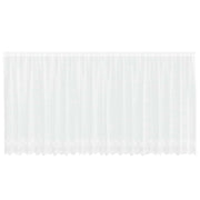 Tenda in Pizzo con tende Bianco 140 x 500 cm Poliestere