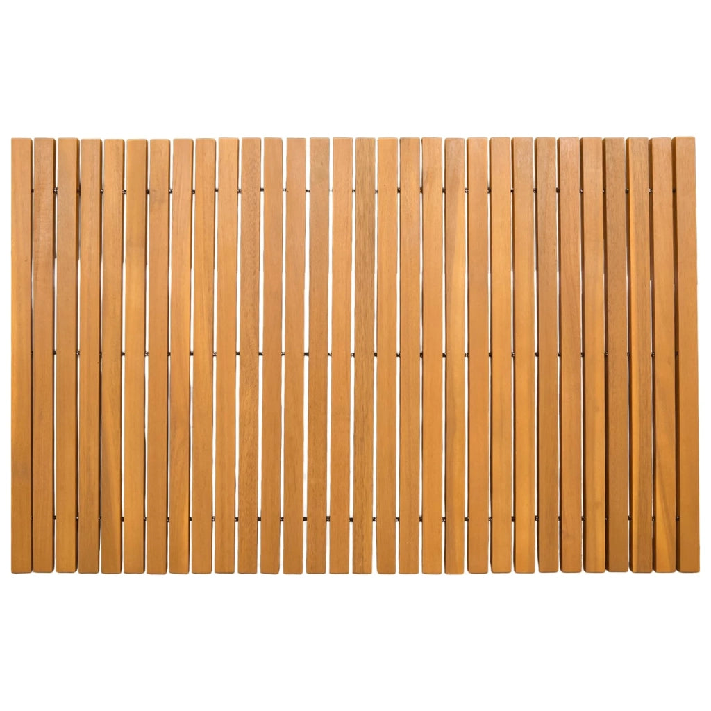Tappeto da bagno Marrone 80 x 50 cm Legno di Acacia Massello CFW9307941