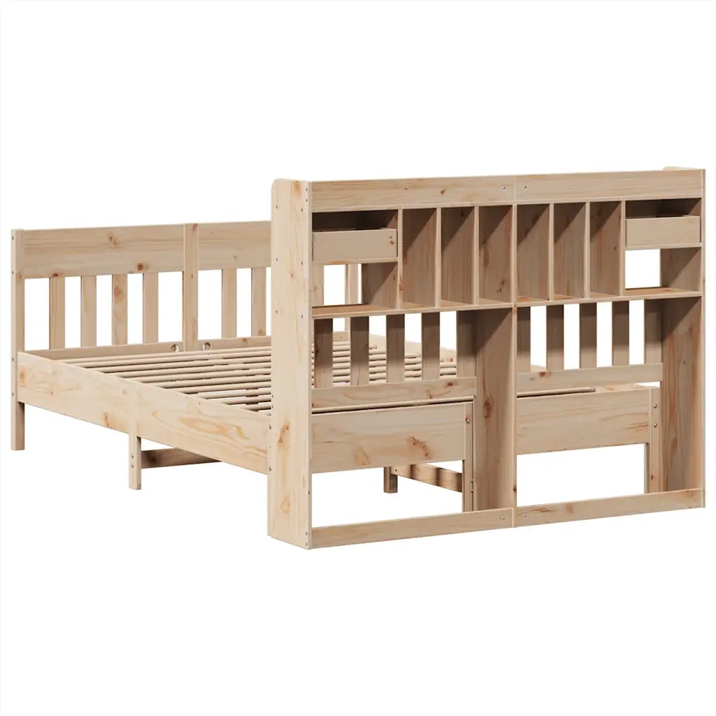 Giroletto senza Materasso 140x200 cm in Legno Massello di Pino 3323260