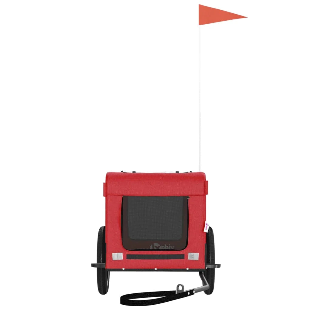 Rimorchio/carrello per animali domestici rosso 02_0044366