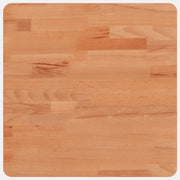 Piano per Tavolo | Superficie Tavolo | Piano Scrivania 40x40x2,5 cm Quadrato Legno Massello di Faggio