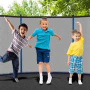 TRAMPOLINO 243,84 cm con rete di sicurezza e scala, Blu