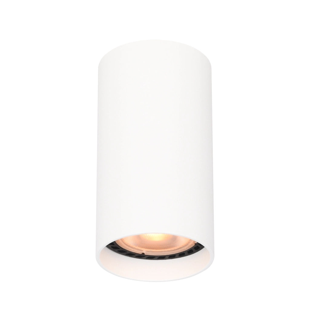 Spot soffitto Italux LOPUS bianco tubo 10cm GU10 10W