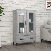 Credenza-Buffet-Armadio da cucina Grigio Sonoma 70x31x115 cm in Legno Multistrato 633457