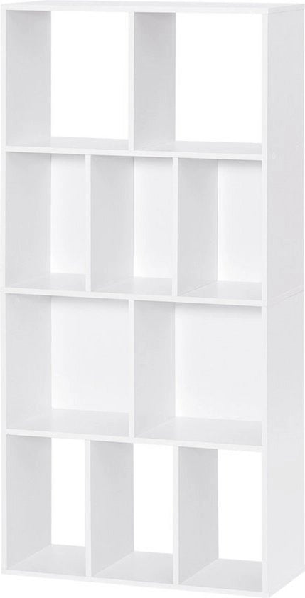 Libreria Scandinava - scalinata moderna - telaio robusto - ideale per libri e decorazione - stile e funzionale - bianco - 60x20x120 cm