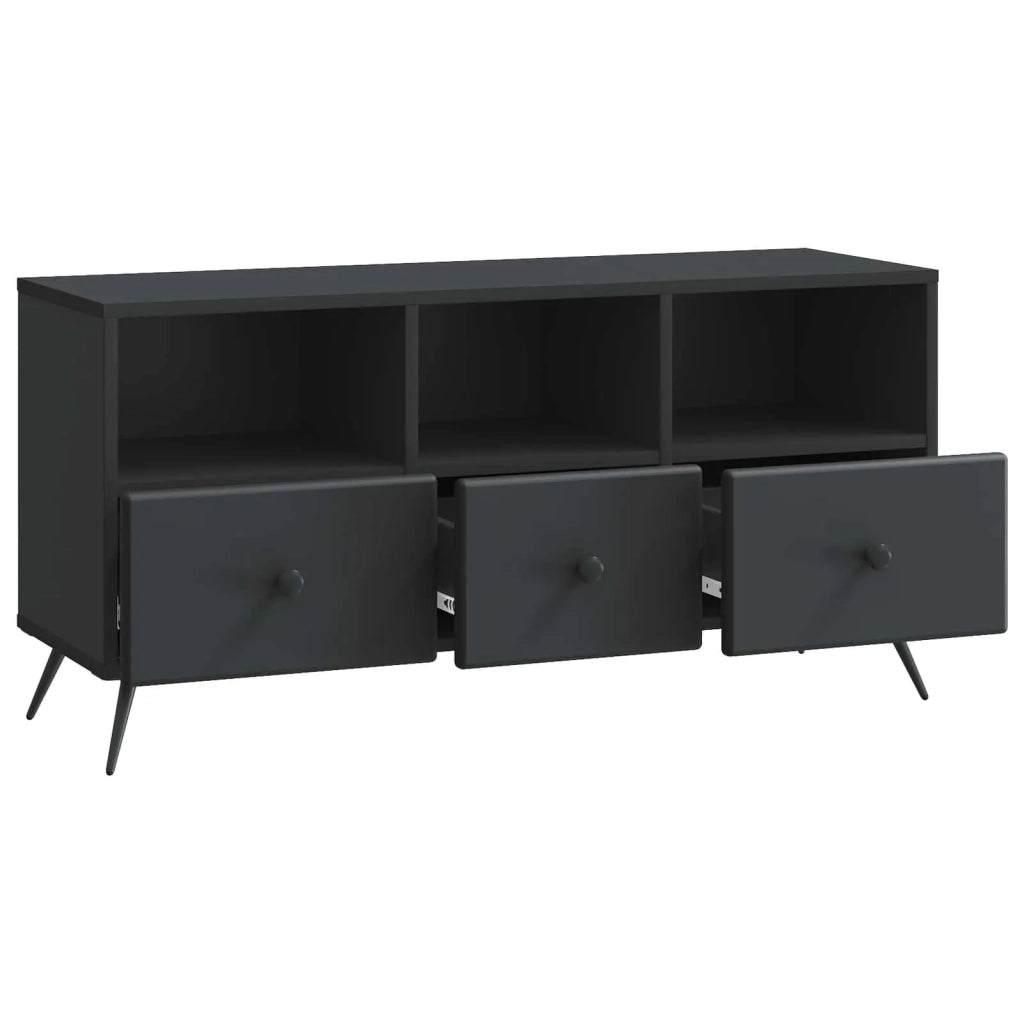 Mobile TV Nero 102 x 34,5 x 50 cm Legno ingegnerizzato 895596