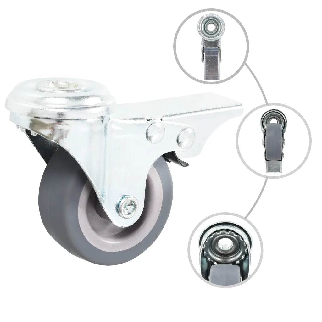 Ruote Girevoli con Foro per Bulloni 4 pz 50 mm CFW3372942