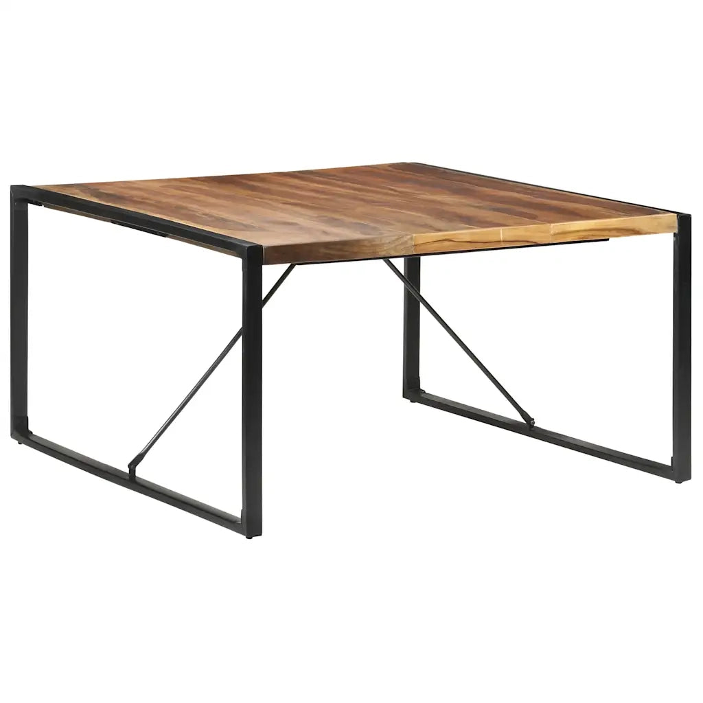 Tavolo da Pranzo 140x140x75 cm in Legno Massello 321574