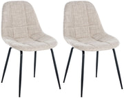 2er Set Stuhl Tom Stoff