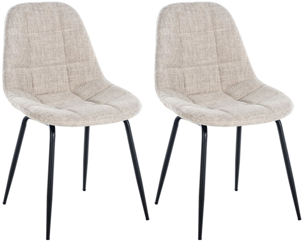 2er Set Stuhl Tom Stoff