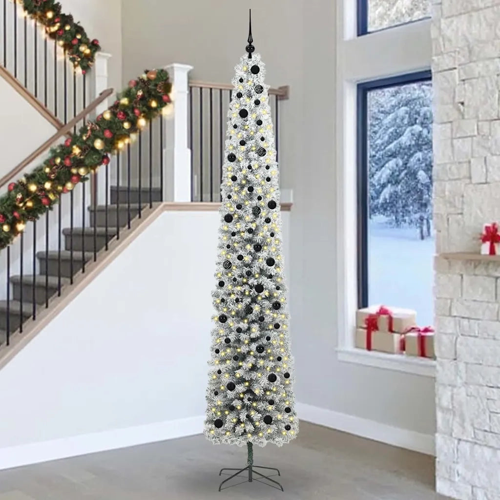 Albero di Natale | Decorazioni natalizie artificiale con 300 LED Verde 300 cm