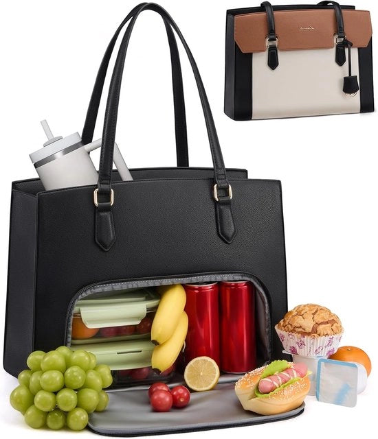 Tas per donna con compartimento refrigerato isolato per l'uso quotidiano, ideale per lavoro e tempo libero