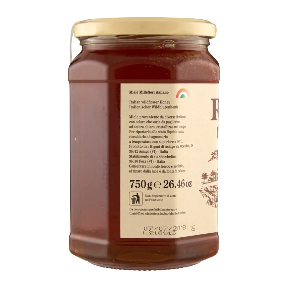 Rigoni di asiago miele italiano formato famiglia vasetto da 750 grammi