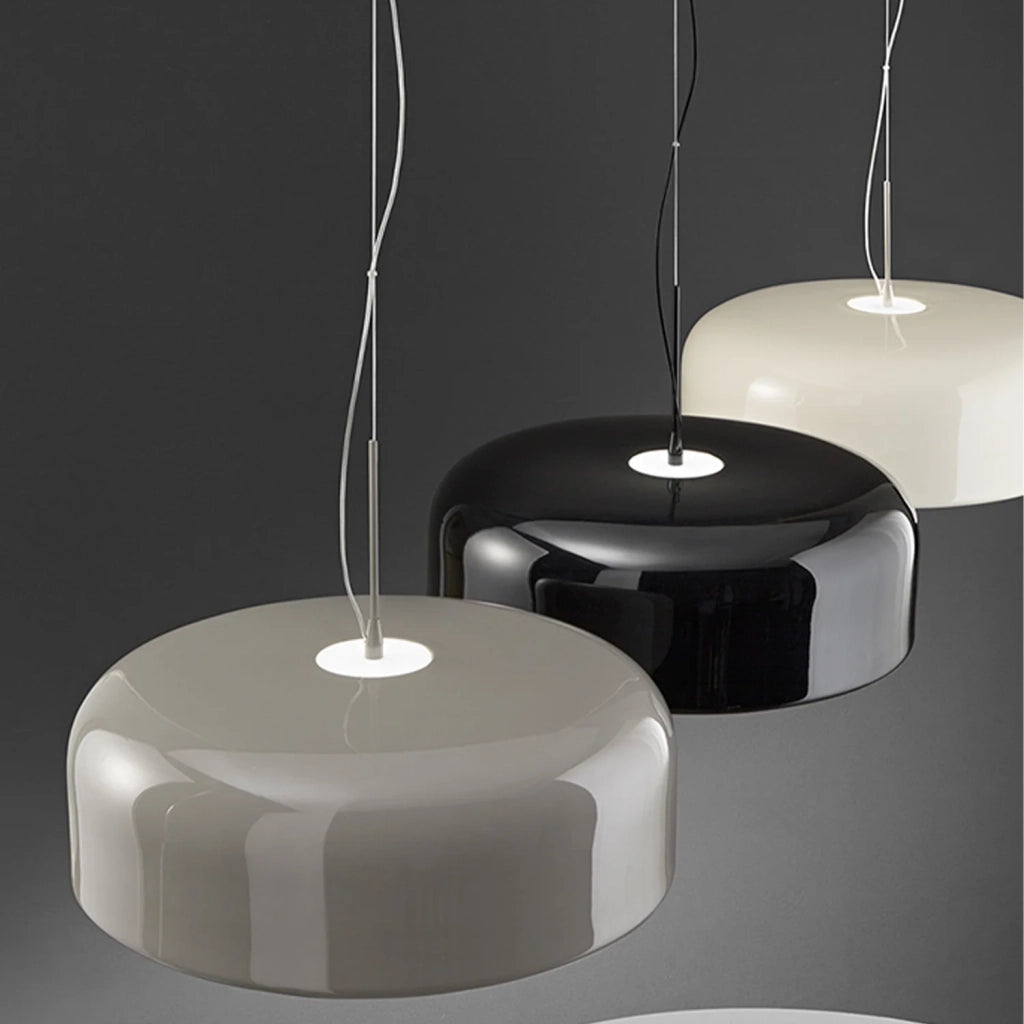 Sospensione Moderna Velia Metallo Grigio Led 20W Dimmerabile Ip20