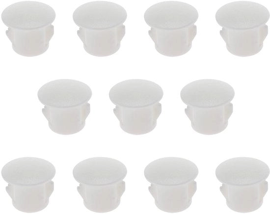 Viti di Copertura Vervangibili - Bianchi - Placchette per Mobili - 100 Unità per Armadi e Schermi