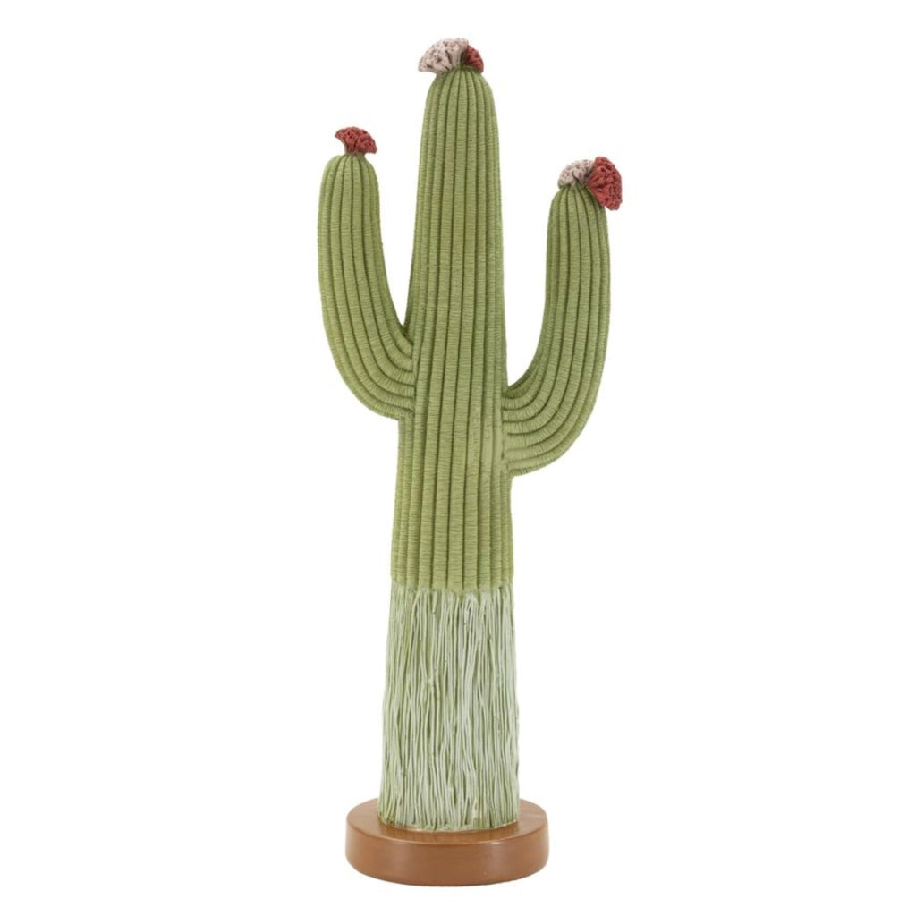 Scultura Cactus, Multicolore, Poliresina, 16,5x11x45 cm