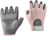 Manici da bicicletta per donne - S - Larghezza palmo 8,5 cm - Lunghezza 14 cm - Manici da allenamento fitness - Sollevamento pesi - Allenamento bodybuilding dita semidistesa - Manici da sport - Stile abrasione resistente