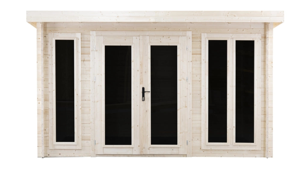 Casetta da giardino in legno - 12m2 - 4x3m - 34mm - colore: naturale - DOM652 - ALTANKA