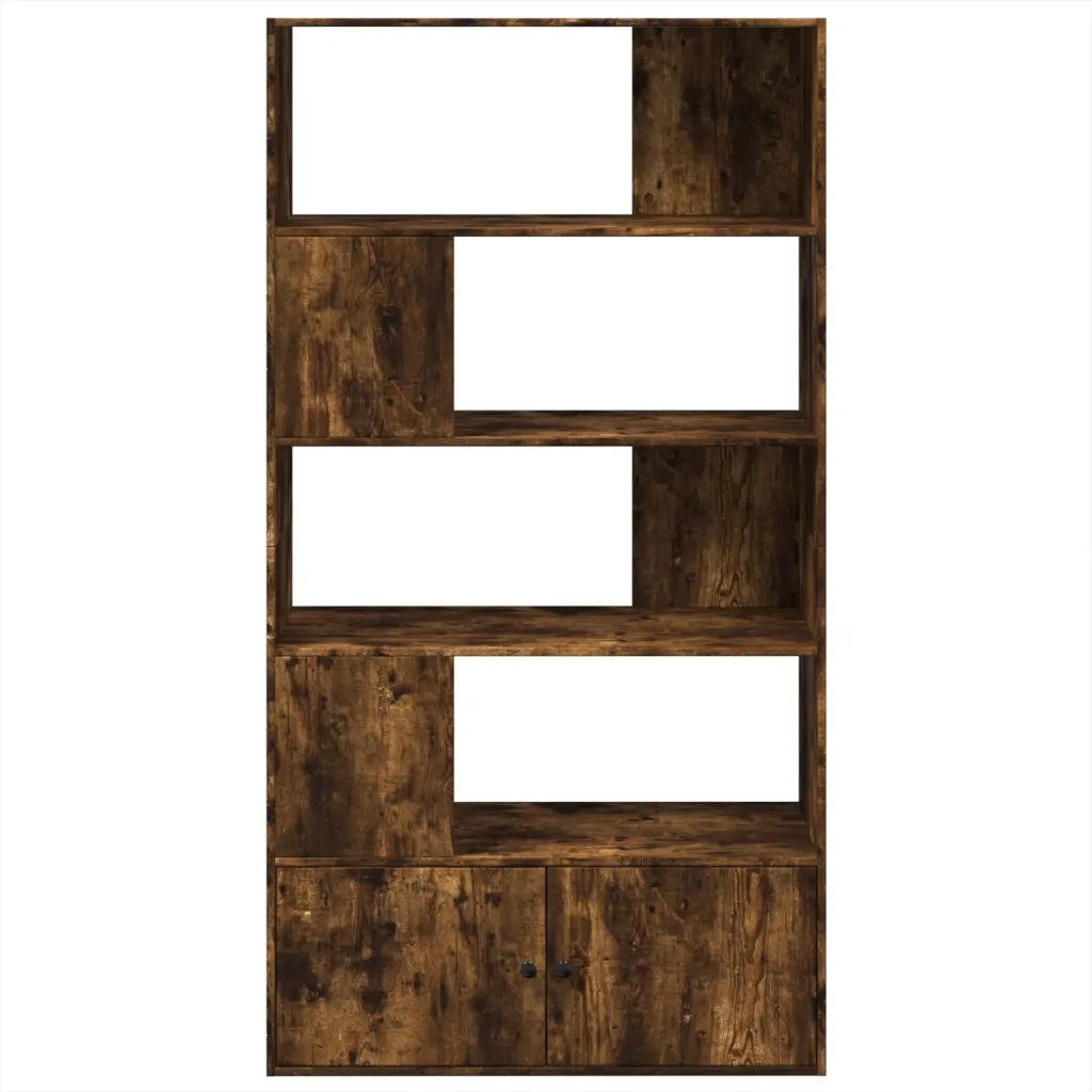 Libreria Rovere Fumo 100x36x189 cm in Legno Multistrato 3295328