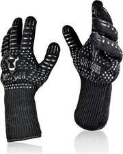 Manopole per Barbecue - Resistenti al Calore fino a 800°C - Manopole Antifiamma - Set a 2 pezzi di Manopole per Griglia BBQ - Proprietà Antiscivolo accessori per barbecue