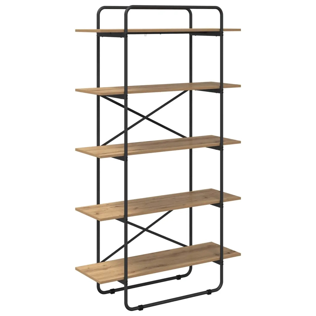 Libreria 5 livelli 100 x 35 x 175,5 cm PB Rovere Artigianale 8007785