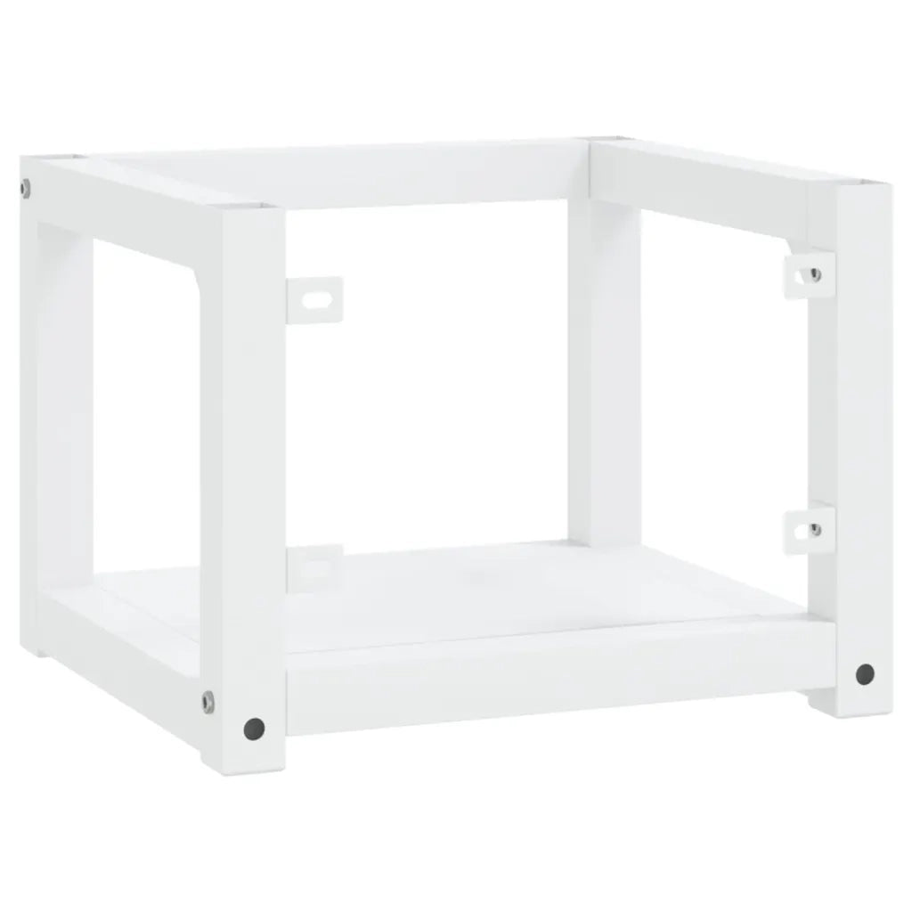 Struttura per Lavabo a Parete Bianca 40x38x31 cm in Ferro 338490