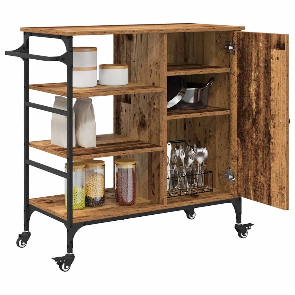 Carrello da Cucina Legno vecchio 87,5 x 39 x 84,5 cm CFW1101136
