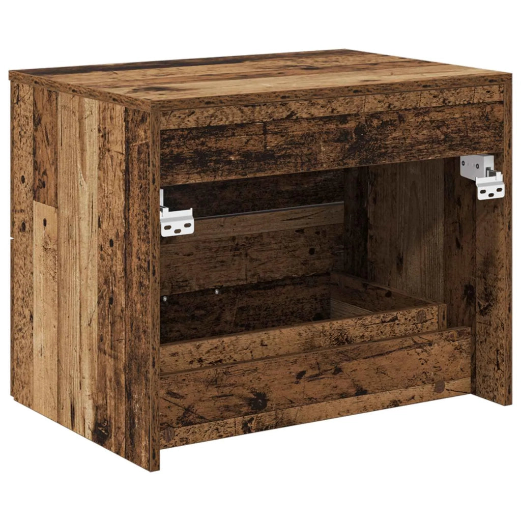 Mobile da Bagno da Muro Legno antico 62,5 x 44,5 x 50 cm 890332